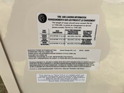 2021 GRAND DESI ST 375 RES SOLI